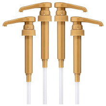 4PCS Coffee Syrup Pump Dispenser Bottle Presser Hand Pump for Coffee Flavoring Syrups