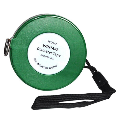 Professional Pipe Tape Measure for Diameter and Circumference, Compact Measuring Tool for Cylindrical Objects
