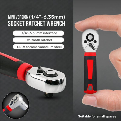 Ratchet Double  Fast Ratchet Wrench Double-Ended  Socket Wrench Set Bicycle Workshop Tool Hand Tools 1
