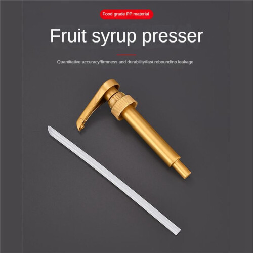 4PZ Pompa per Sciroppo di Caffè Dispenser Pressa per Bottiglie Testa Della Pompa Manuale per Sciroppi Aromatizzati al Caffè 1