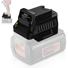 Battery Adapter for Black and Decker 40V Lithium Battery Convert to Work for 18V Cordless Power Tool