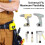 Quick Release Buckle Hammer Wrench Power Tool(Black B) B 4