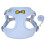 Small Dog Reflective Harness with Traction Rope, Blue M 2