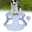 Small Dog Reflective Harness with Traction Rope, Blue M 9