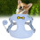Small Dog Reflective Harness with Traction Rope, Blue M 10