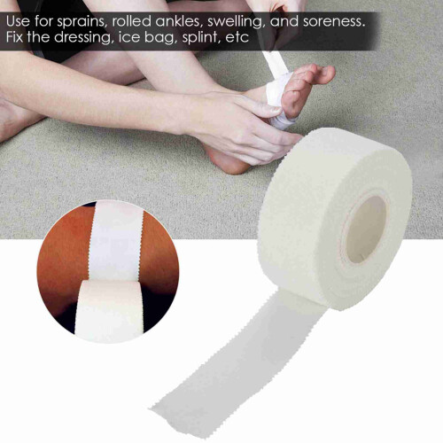 Cotton Self Adhesive Bandage 2.5cm, First Aid Wrap, Support, 10m 2