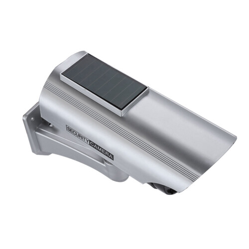 Solar-Dummy-Kamera mit rotem LED-Licht