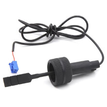 Rotary Paddle Flow Inline Water Flow Sensor 3‑30 L/Min Threaded Flow for Hot Water Heater Pump Flow B