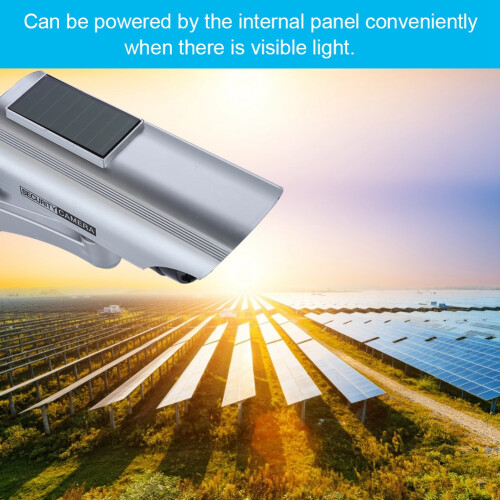 Solar-Dummy-Kamera mit LED und Schwenk 1
