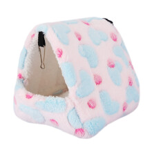 Winter Pet House Hammock Pink 17*15cm Soft & Warm Cotton Bed