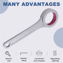 SK Wrench Φ50 with Wrench Key Nut Wrench Tool Holder Bracket Tool Collet Chuck for SK25