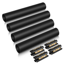 4-Pack Underground Wire Splice Kit for 14/3 to 8/3 UF Wire, Handles to 600 Volts, Includes Connectors and Shrink Tube