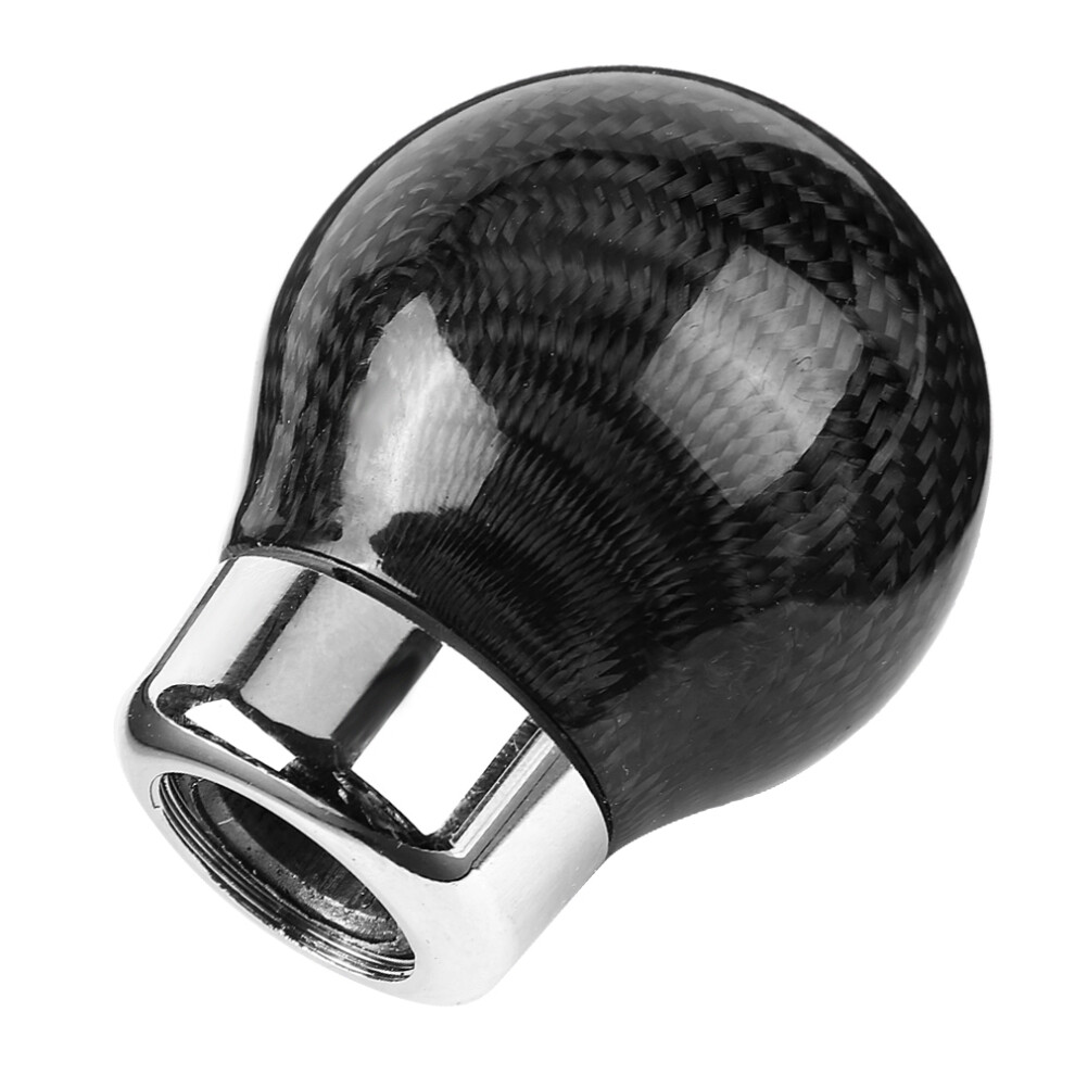 Universal Carbon Fiber Gear Shift Knob For Most Cars, 8-12Mm Fits 5071389319118