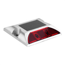Aluminum Alloy Solar Path Light Waterproof 4 LED Driveway and Pathway Red
