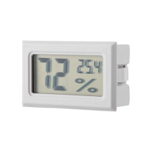 Teirmiméadar Higrometer Digiteach Dlúth, Teirmiméadar Teochta agus Taise LCD Mini, Freagairt Thapa, Cruinneas Ard do Cheaptha Gloiní agus do