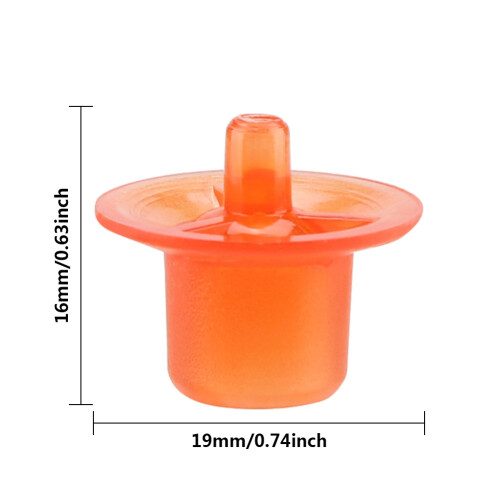 50 pcs Beekeeping Queen Rearing Cell Cups, Plastic, 19x16mm, Red 2