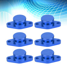 6x22mm Aluminum Engine Swirl Flaps Delete Kit for M57 Diesel with Gaskets (Blue)