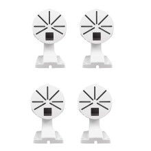 5X Security Camera Mount Bracket,ABS Indoor Outdoor Wall Mount L-Type Bracket for CCTV Security Dome IP Camera Mounting