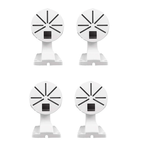 5X Security Camera Mount Bracket,ABS Indoor Outdoor Wall Mount L-Type Bracket for CCTV Security Dome IP Camera Mounting