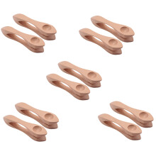 10 Stücke Holz Musiklöffel Folk Percussion Instrument Naturholz Musiklöffel Traditionelle Schlagzeug Löffel Musical