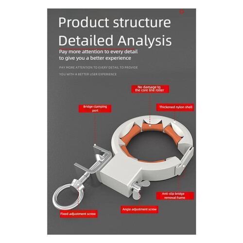 Cable Tray Bridge Pulley Wire Installation Pulley Wire Pulling Tool Wire Guide Fixation Construction Auxiliary