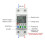 Tuya 63A 2p WIFI  Meter, over/Under Voltage Leakage Current Protector ,  Power Circuit Relay  KWh 5