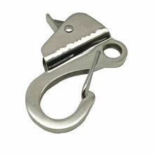 Molla di Ancoraggio Scorrevole con Clip per Barche In Acciaio Inossidabile, Lunghezza Della Linea Regolabile, Accessori per Yacht Marini