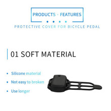 Bike Gel Skin Protective Case for Cadence Sensor, Bryton, Magene Computer Sensor Black Cover,4Pc