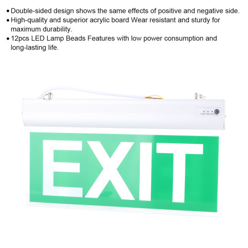 Notausgang Schild LED 3W Acryl doppelseitig 2