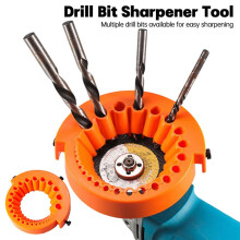 Multipurpose Drill Bit Grinding Sharpener Polishing Grinding Tool 118 Degree Angle Grinder Handheld Drill Sharpener 3PCS