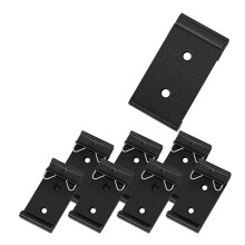 10 Pcs Din Rail Mount Clip Snap in Universal Mounting Brackets Fixed Clamp,Relay Clip for 35mm Din Rail Switches 1.02Inch