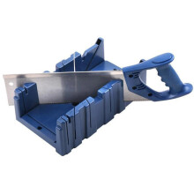 Multifunctional Woodworking Miter Saw Box Miter Saw Holder Saw Storage 45/22.5/90 Plastic Saw Box(No Saw) L