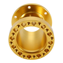 3inch Aluminum Steering Wheel Hub Spacer Kit Gold Universal Car Adapter