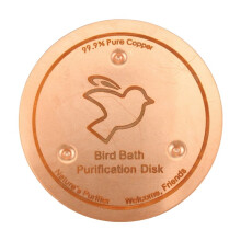 Bird Bath Purification Disk Purification Cleaner with Three-Point Support Safe Clean Water for Outdoor Birdbath and Bowl