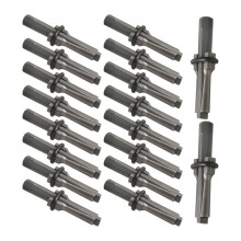 Steinspaltwerkzeuge - 5/8-Zoll-Keil- und Federscheiben-Set für Granit, Beton, Marmor, 20er-Pack