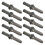 Stone Splitter Tools - 5/8" Wedge and Feathers Shims Set for Granite, Concrete, Marble 10 Pack 1