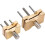 2Pcs Brass Watch Movement Holder Fixed Base Multi Function for Watchmaker Watch Clamp Watches Repair Tools Copper Mase 4