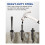 Stone Splitter Tools - 5/8" Wedge and Feathers Shims Set for Granite, Concrete, Marble 10 Pack 2