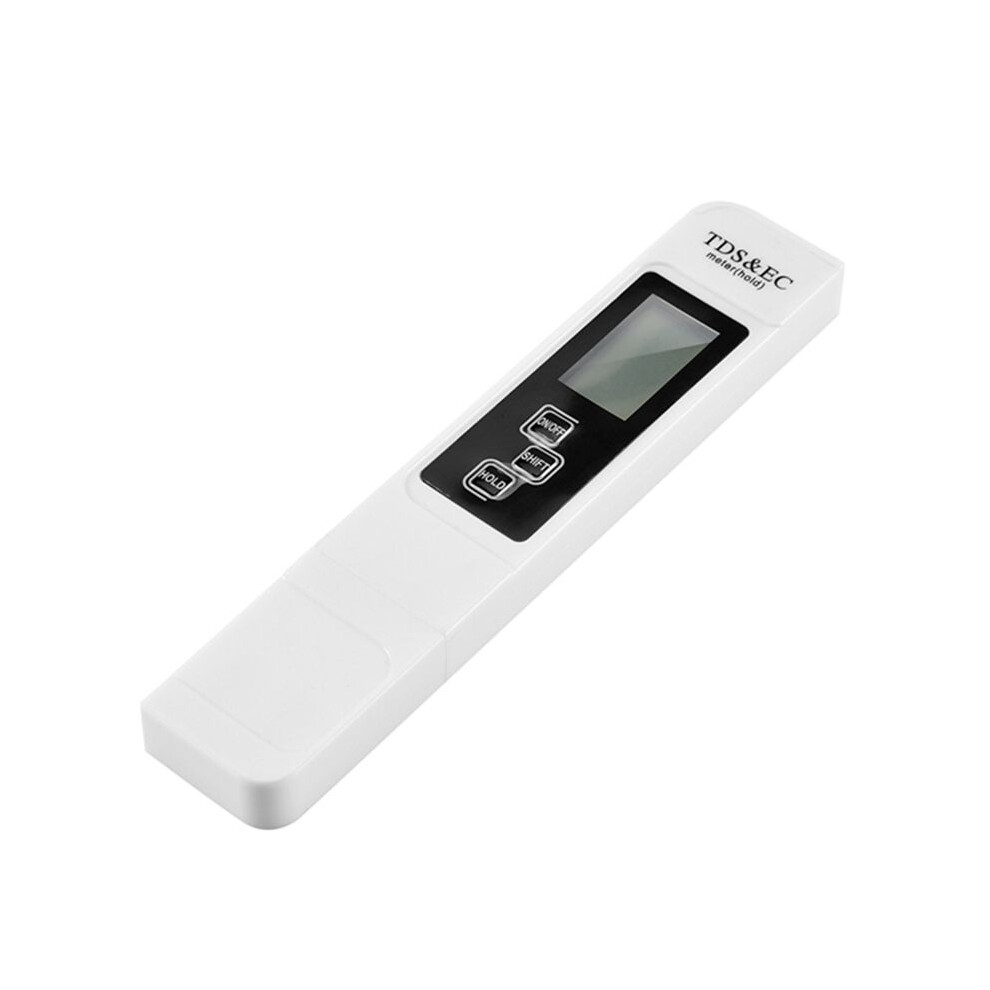 Tauoh White Tds Meter Digital Water Tester Digital 0-14 Ph Meter Tester 0-9990Ppm Tds&Ec Lcd Water Purity Ppm Aquarium Filter