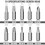 33Pcs Damaged Screw Extractor Kit & Screwdriver Bits Set Easy Out Stripped Screw Bolt Extractor Set 5