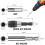 33Pcs Damaged Screw Extractor Kit & Screwdriver Bits Set Easy Out Stripped Screw Bolt Extractor Set 8