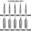 33Pcs Damaged Screw Extractor Kit & Screwdriver Bits Set Easy Out Stripped Screw Bolt Extractor Set 9