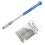 Extended Semi-Automatic 0.5-3mm Hand Twist Drill Amber Plastic Circuit Board Drilling Tool Twist Drill Set 6