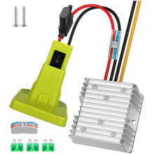18V Till 12V Nedströmsomvandlare för 18V Power Wheel-Batteriadapter 12V 20A 240W Buck-Omvandlare med Säkring