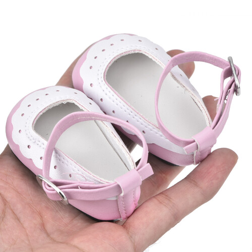 Doll Shoes 18in Artificial Leather Lace