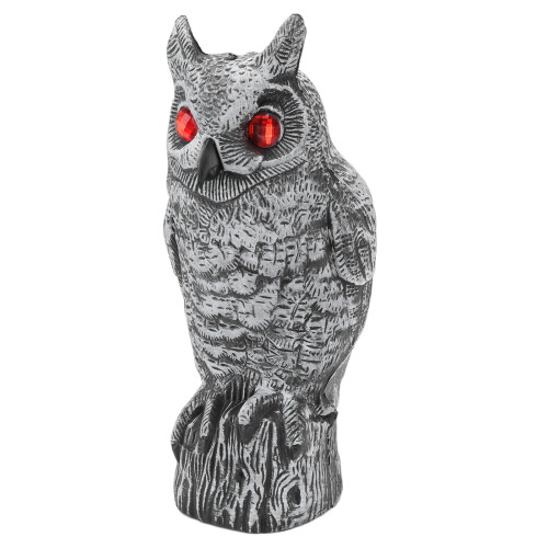Solar Owl Garden Decor with Glowing Eyes 1