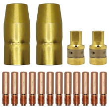 0.9mm Gas Nozzle Tip Kit for Miller Millermatic 135/140/175/211,MIGGun Series M-10/15/100/150,Hobart Handler 120/125/135