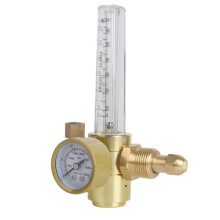 Helmässing Argon/CO2 Mig Tig Flödesmätare Gasregulator Manometer Svetssvets 0-60CFH CGA580 Inlopp