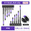 Magnetic Impact Phillips Bit Set with Anti-Slip Long Screwdriver Bits for Power Drilling 3