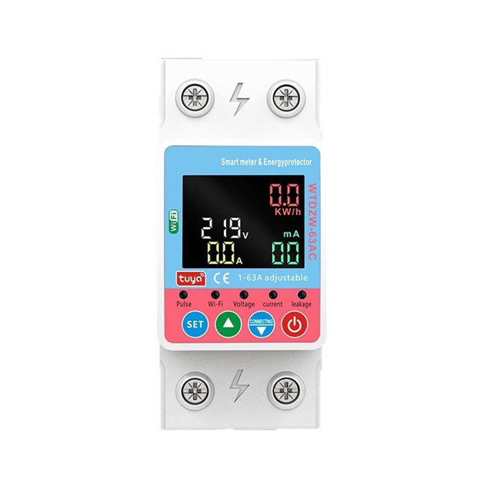 Wifi Metering Circuit Breaker Remote Control Two-Way Metering Leakage Overvoltage And Undervoltage Current 6032923139592